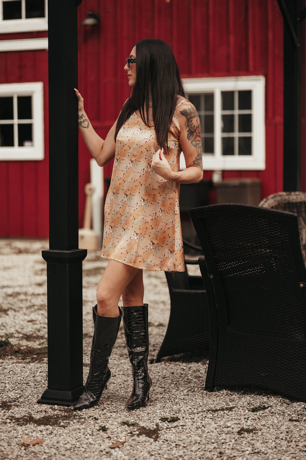 Matice Stars Gold Nightgown