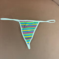 Multicolor Striped G-String - Intimate Whispers