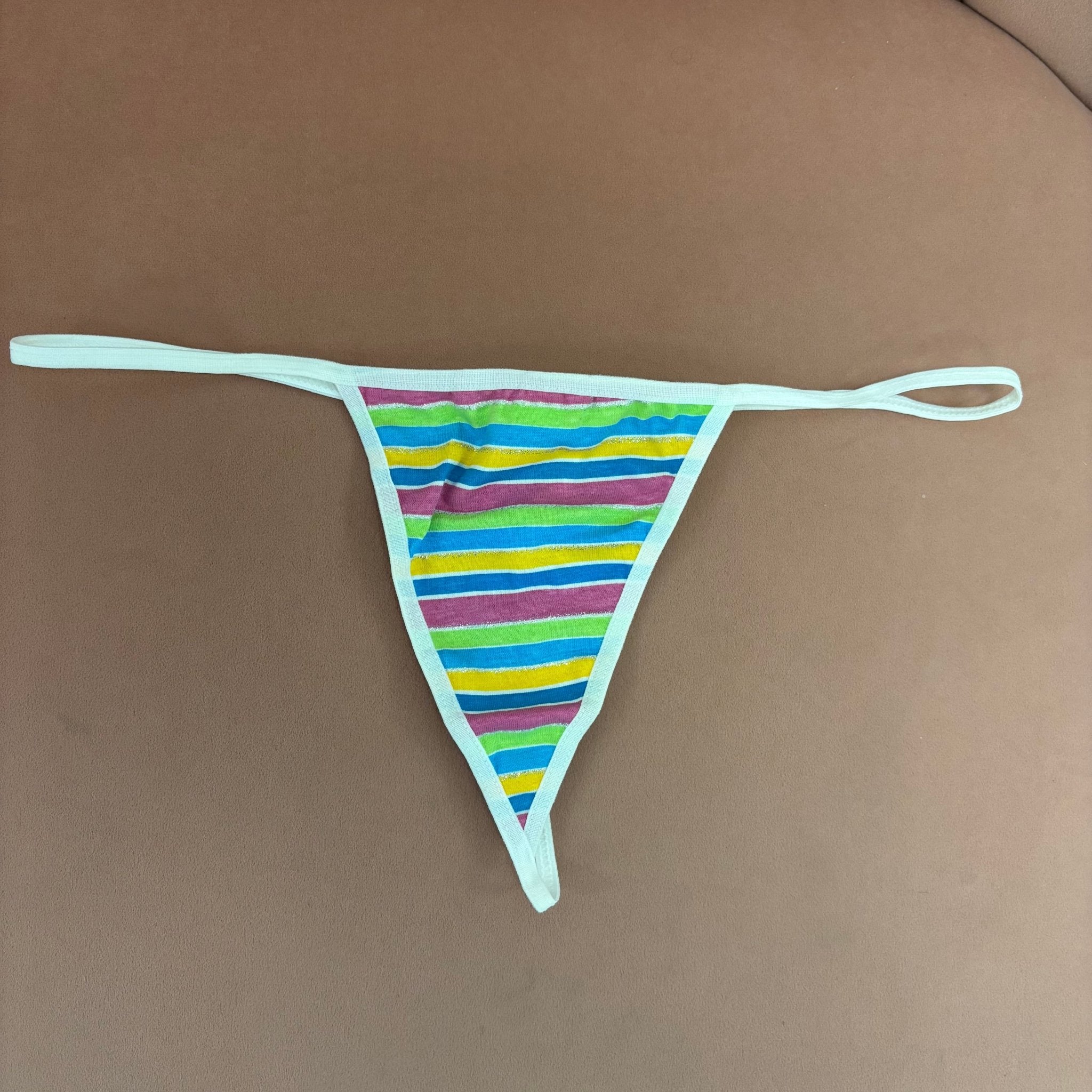 Multicolor Striped G-String - Intimate Whispers
