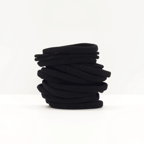 Eco-Friendly Nylon Elastics 20pc set - Black - Intimate Whispers