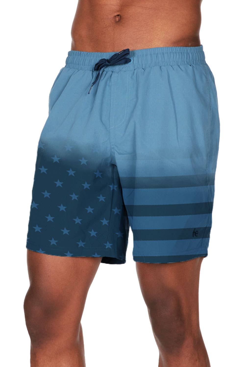 Men's American Flag Color Changing Swim Trunks - Intimate Whispers