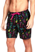 Neon Nightcap Stretch Swim Trunks - Intimate Whispers