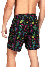 Neon Nightcap Stretch Swim Trunks - Intimate Whispers