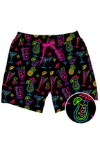 Neon Nightcap Stretch Swim Trunks - Intimate Whispers