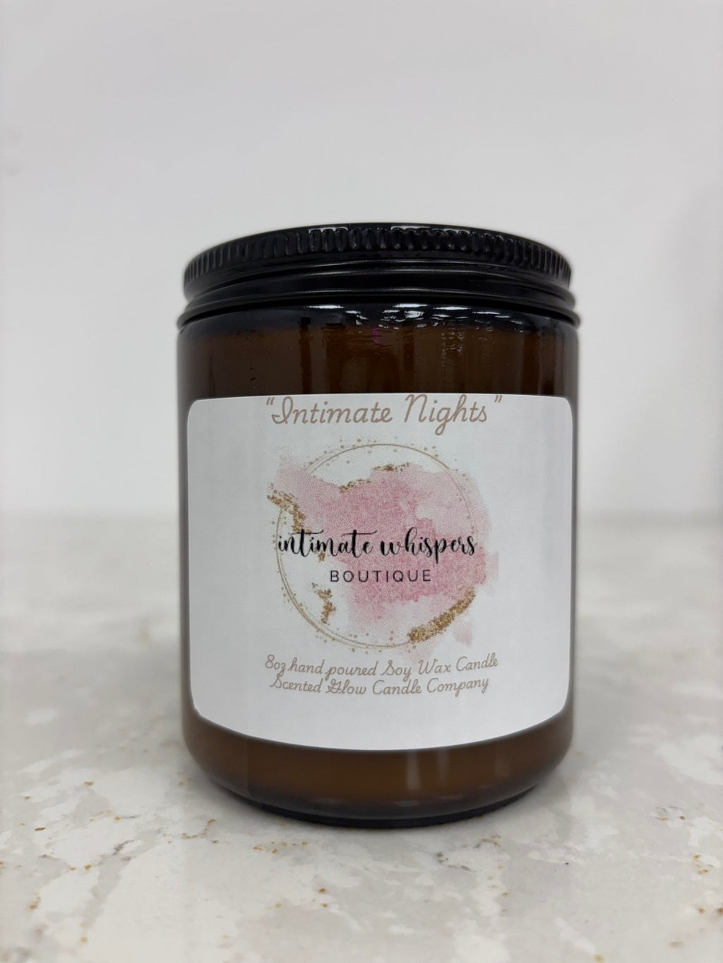 Intimate Nights 8oz Soy Candle - Intimate Whispers