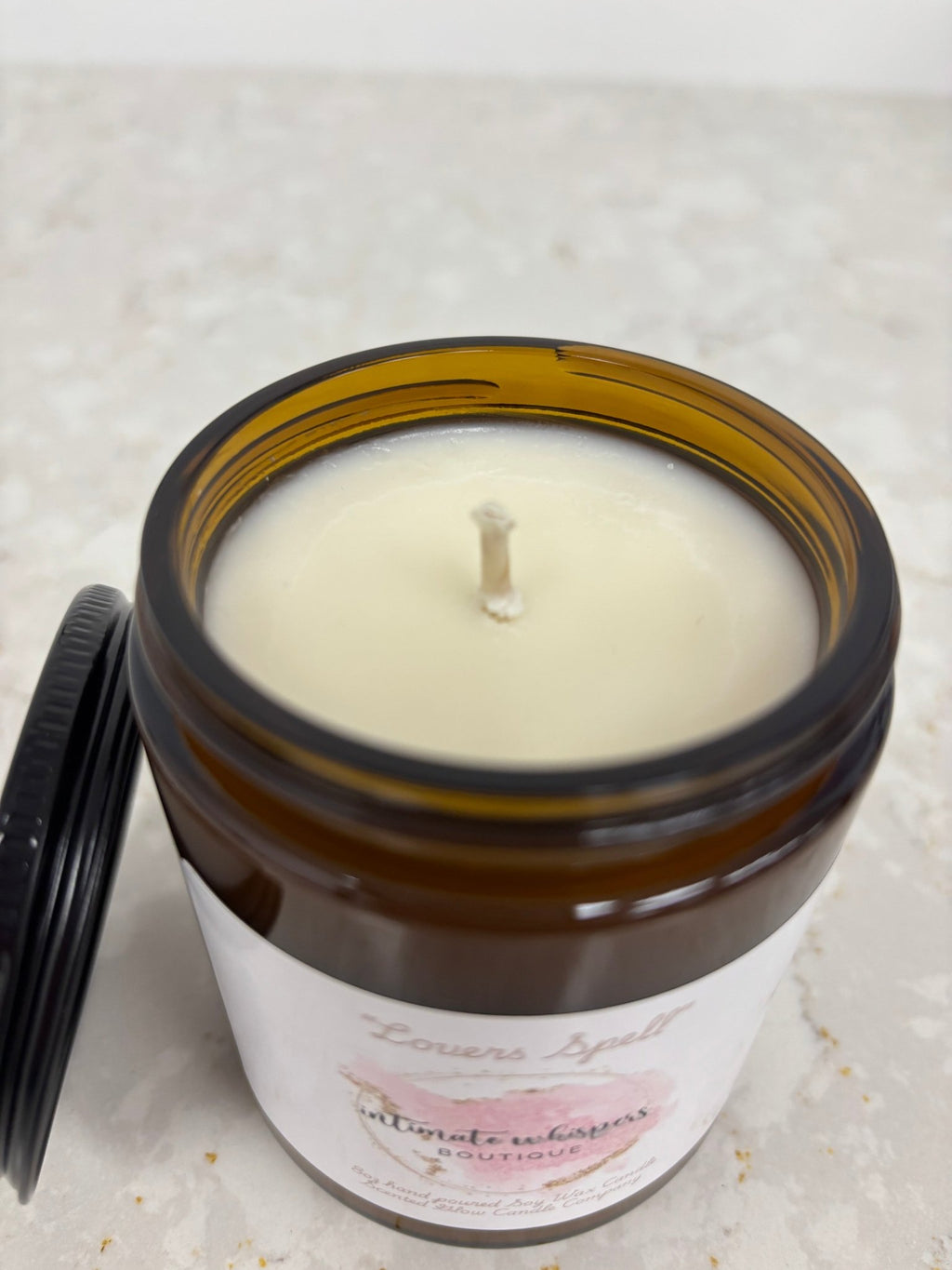 Lovers Spell 8oz Soy Candle - Intimate Whispers