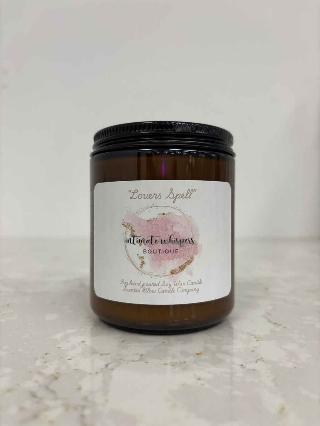 Lovers Spell 8oz Soy Candle - Intimate Whispers