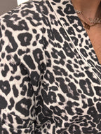Bamboo Robe - Leopard Print - Intimate Whispers