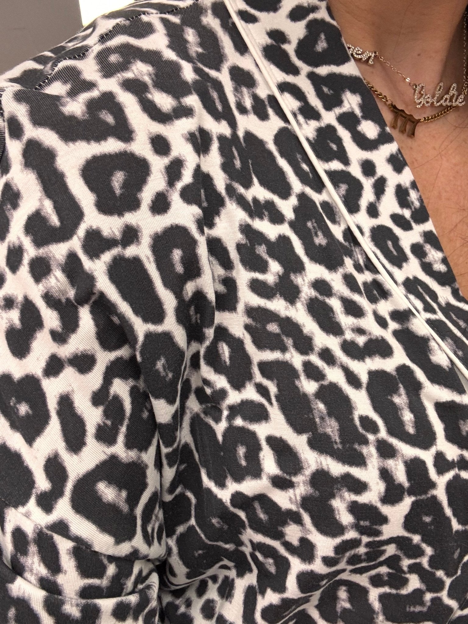 Bamboo Robe - Leopard Print - Intimate Whispers