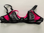 Dianthus Mira Hot Pink Strap Sheer Mesh Bra - Intimate Whispers