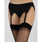 Sheer Stocking Black - Intimate Whispers