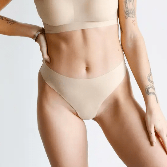 Signature Seamless Thong - Creme - Intimate Whispers