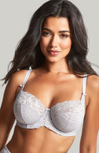Women's Panache Envy Full Cup Bra Silver Front Detail