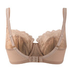 Women's Panache Envy Bra in Chai beige color back view flat lay