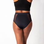 Leak Proof French Cut High Waist: Black - Intimate Whispers