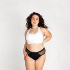Leak Proof French Cut High Waist: Black - Intimate Whispers
