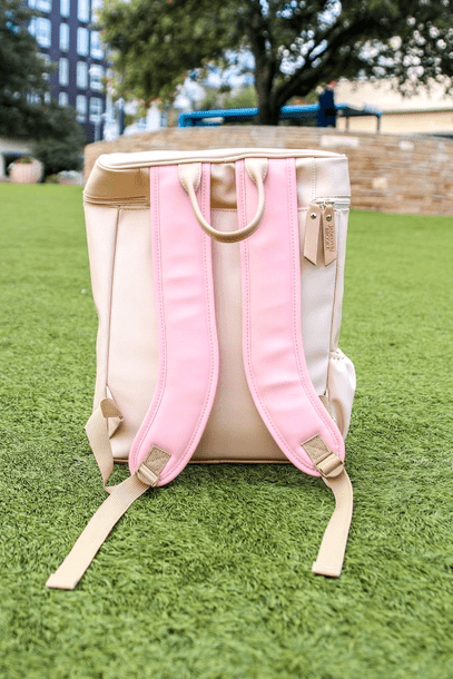 Blaze Backpack - Tan/Mauve - Intimate Whispers