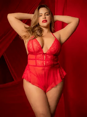 Spicy Romper: Red - Intimate Whispers