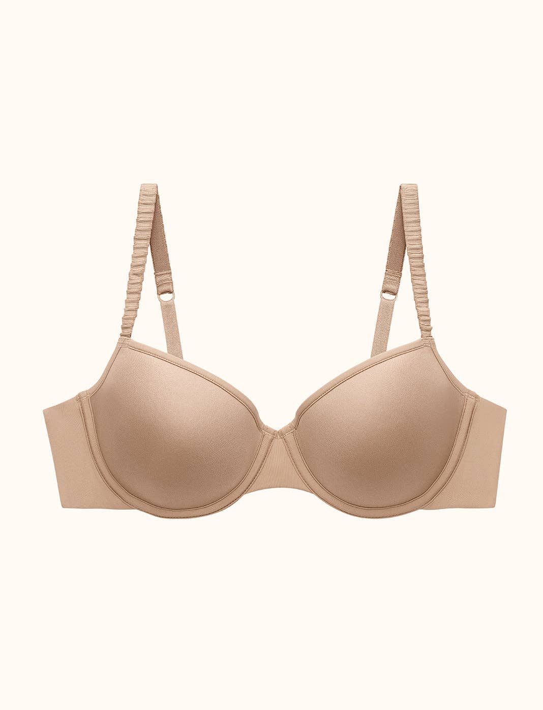 Women's ThirdLove T-shirt bra in beige flat lay