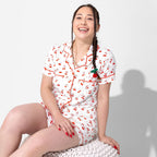 Cherry On Top Bamboo Pajama Short Set - Intimate Whispers