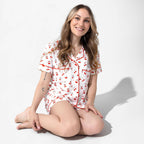 Cherry On Top Bamboo Pajama Short Set - Intimate Whispers