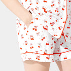 Cherry On Top Bamboo Pajama Short Set - Intimate Whispers