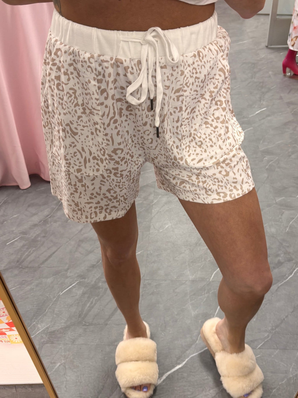 Pin In It Leopard Loungewear Set - Intimate Whispers