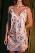 Pastel Wings- Mini Slip Nightgown - Intimate Whispers