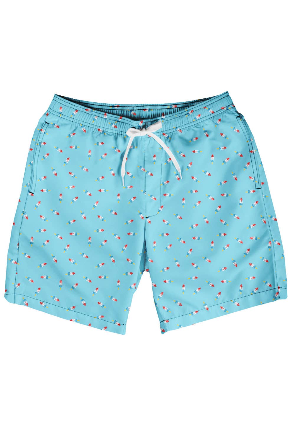 Men's Patriotic Pops Stretch Swim Trunks