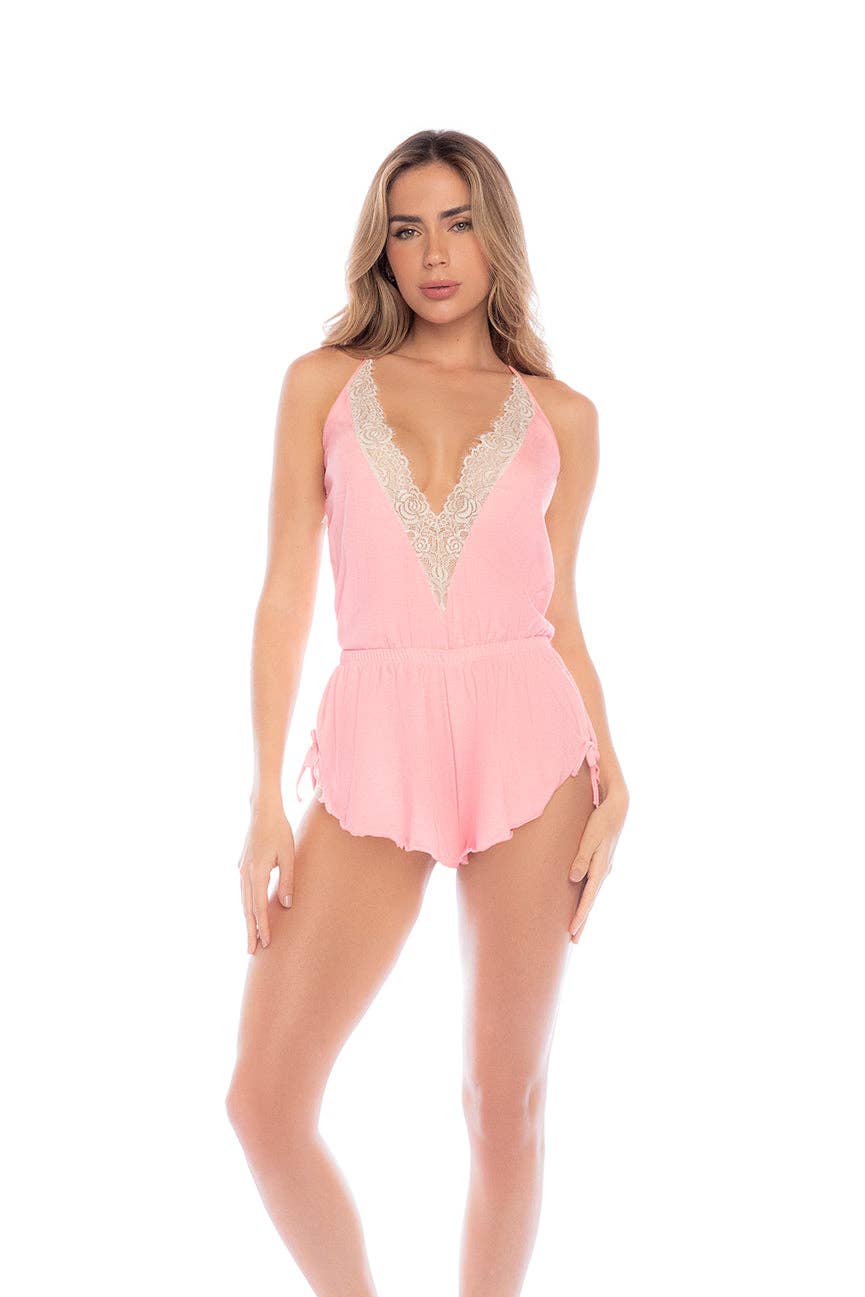 Sleep Romper Rose