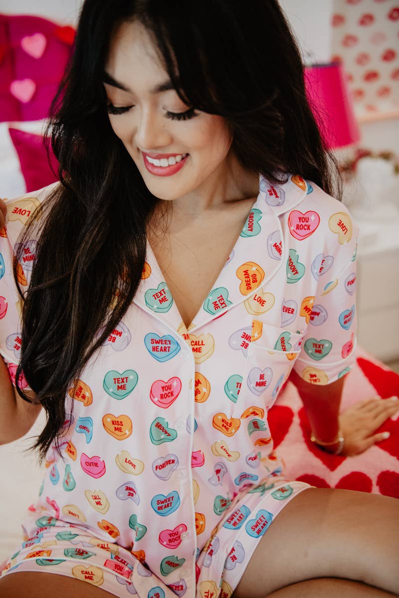 Candy Hearts PJ Sets