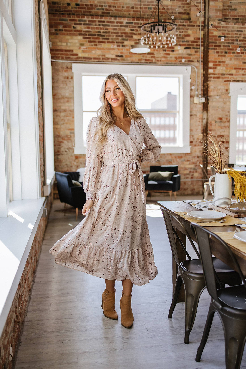 Bubble Maxi Dress - Leopard