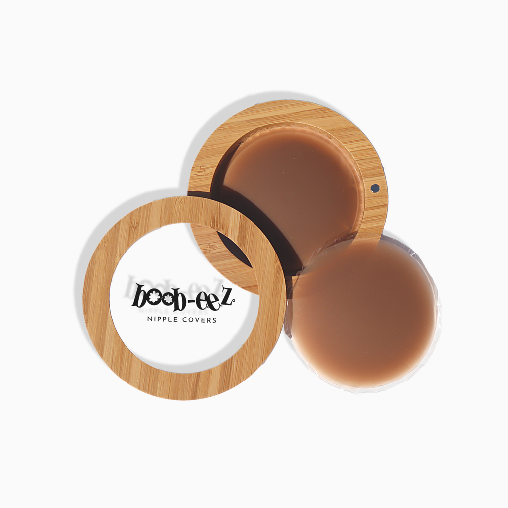 Nipple Covers + Bamboo Compact: Medium Tint