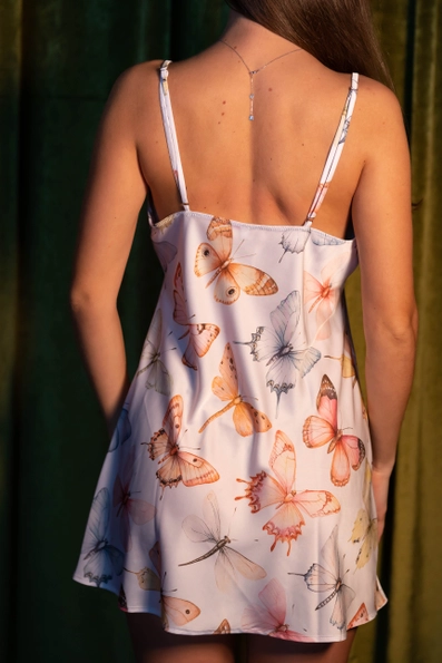 Pastel Wings- Mini Slip Nightgown