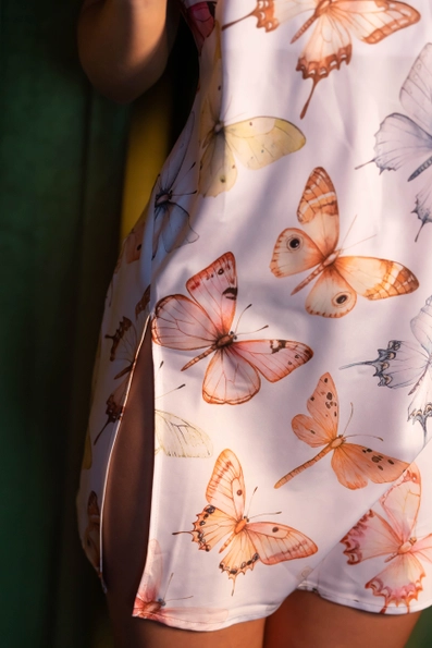 Pastel Wings- Mini Slip Nightgown