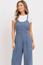 Denim Jumpsuit - Mid Wash