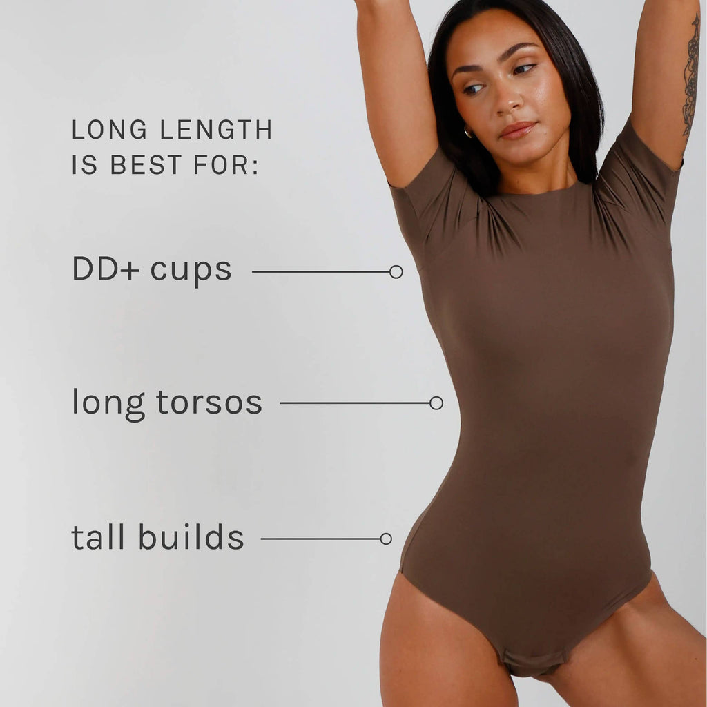 T-Shirt Crew Neck Bodysuit - Dune