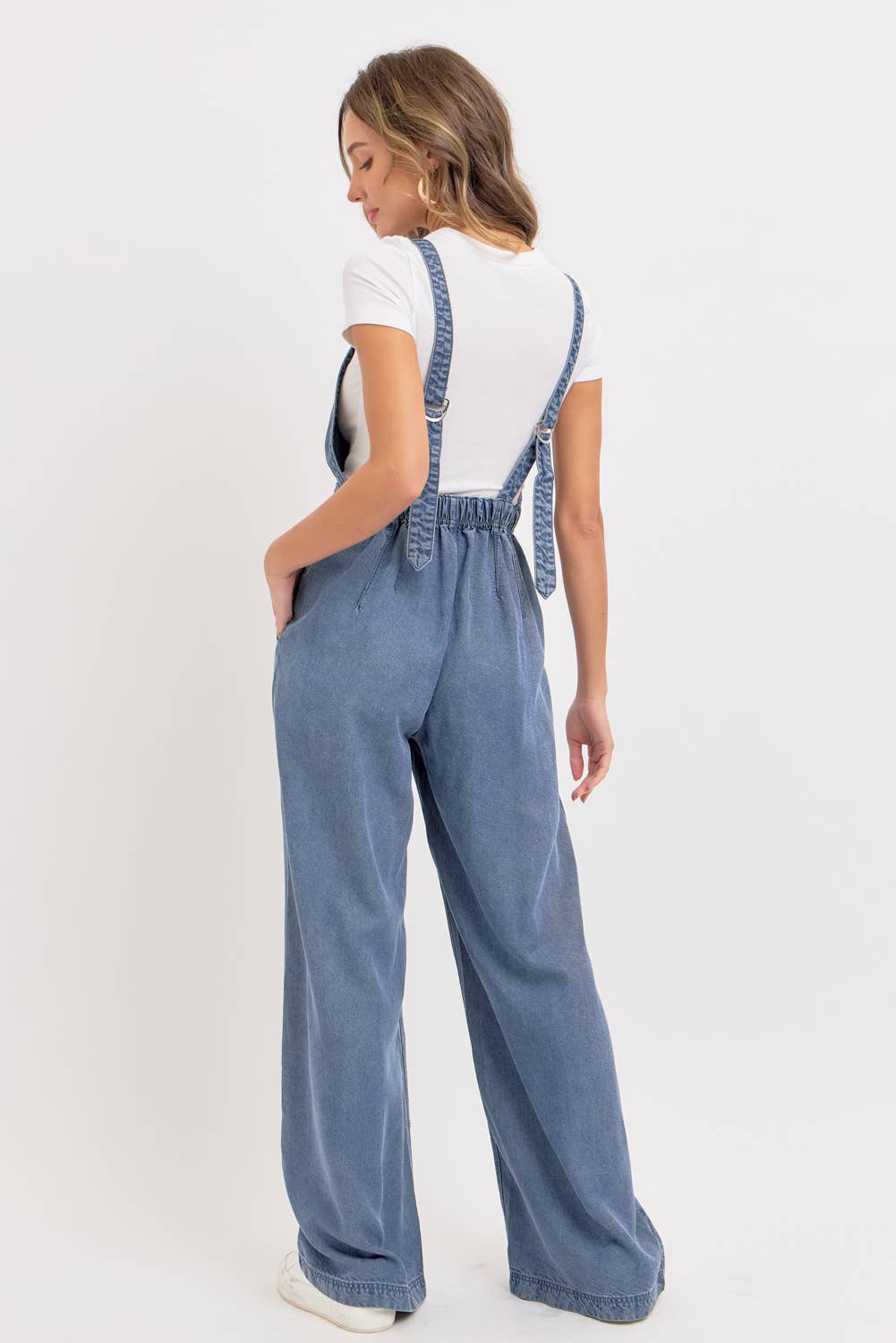 Denim Jumpsuit - Mid Wash