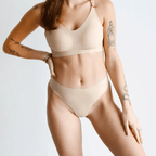Signature Seamless Thong - Creme - Intimate Whispers