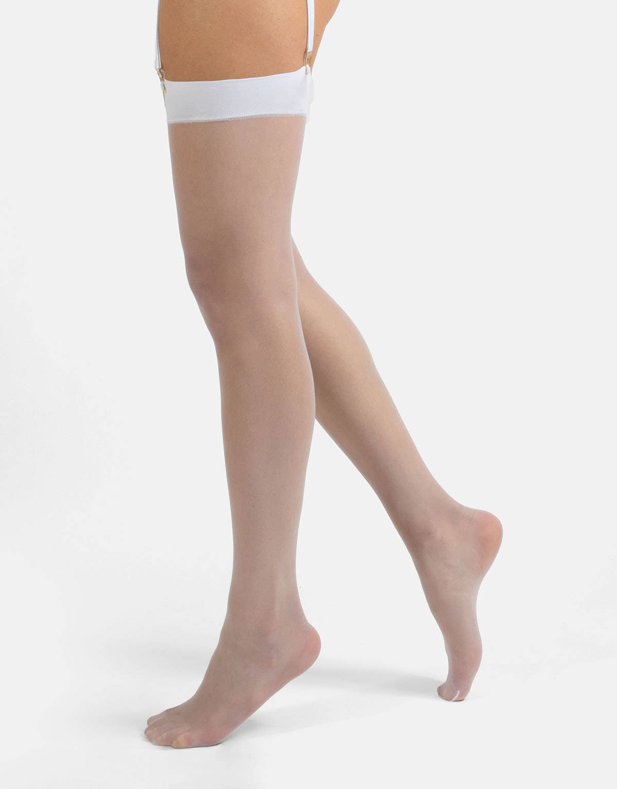 Sheer Stocking - White