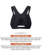 Front Closure Post-Surgery Bra: Beige