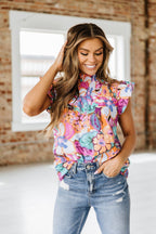 Evelynn Smocked Blouse