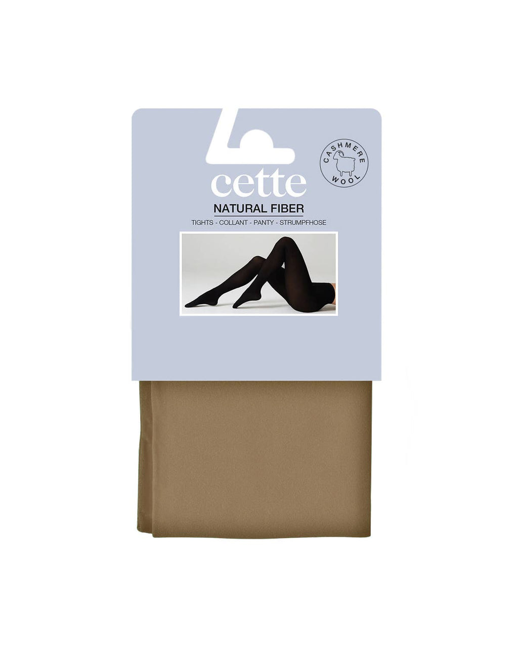 Opaque Winter Tights - Nude