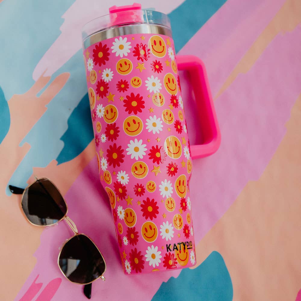 Happy Flower 40 oz Tumbler