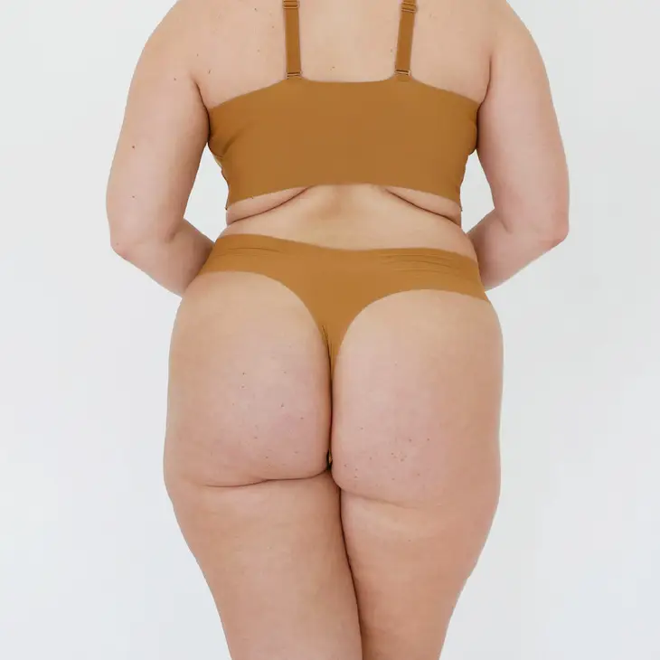 Signature Seamless Thong - Honey