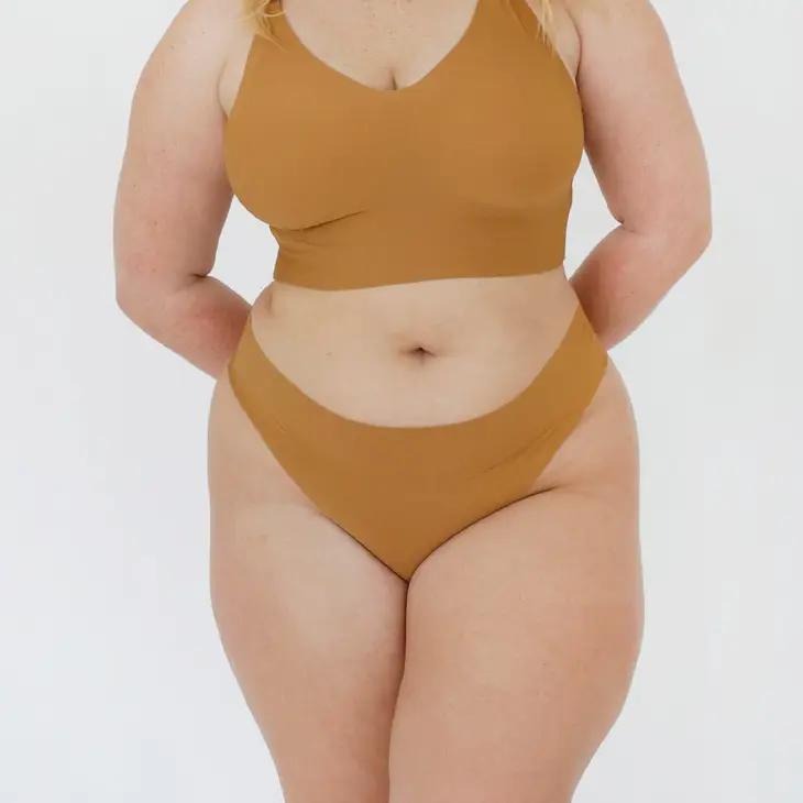 Signature Seamless Thong - Honey