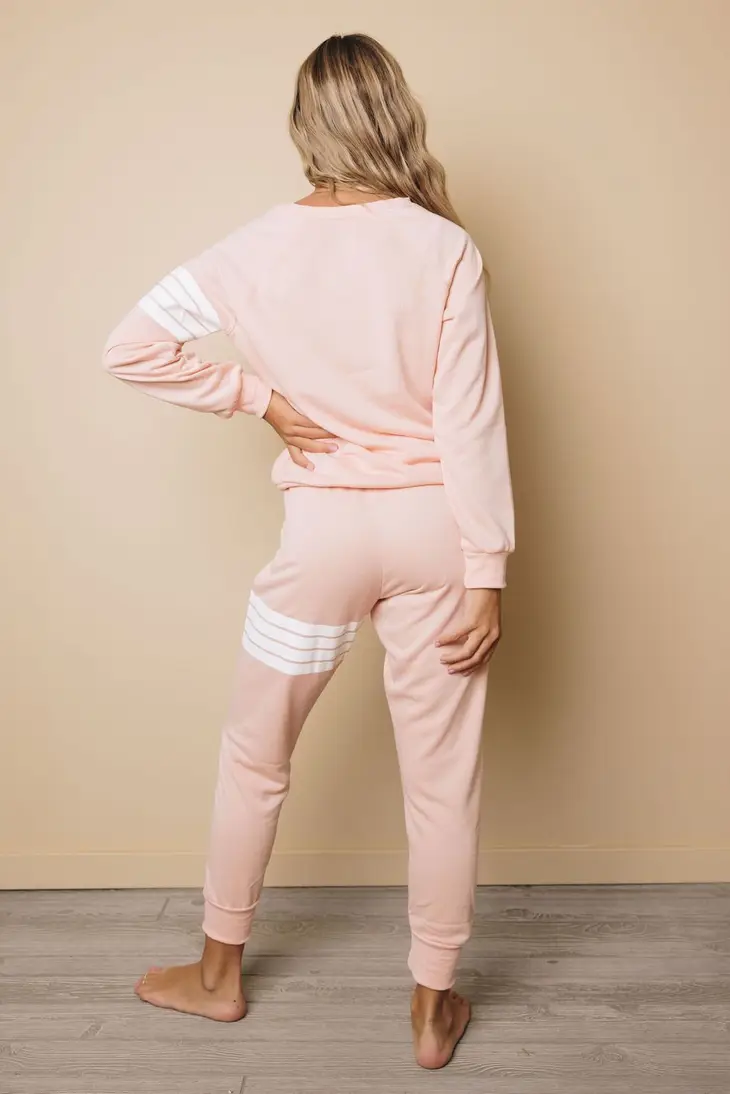 Kellan Striped Sweatpants Set