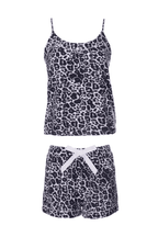 Bamboo Cami and Short Set Leopard - Intimate Whispers