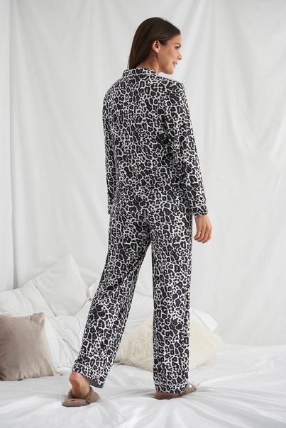 Bamboo PJ Set - Leopard Print