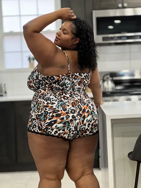 Leopard Print  Romper